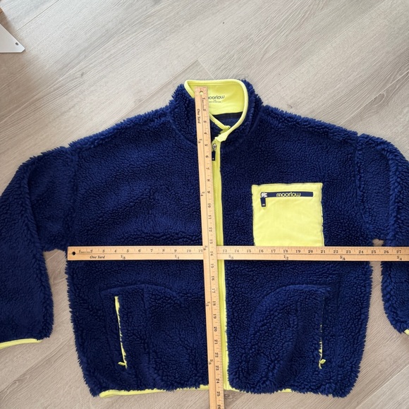 Moorlow The Betsy Fleece Women’s Small Midnight Navy Zip Jacket - Picture 2 of 6